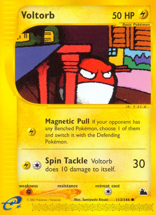 Voltorb 113 Skyridge Pokesingles