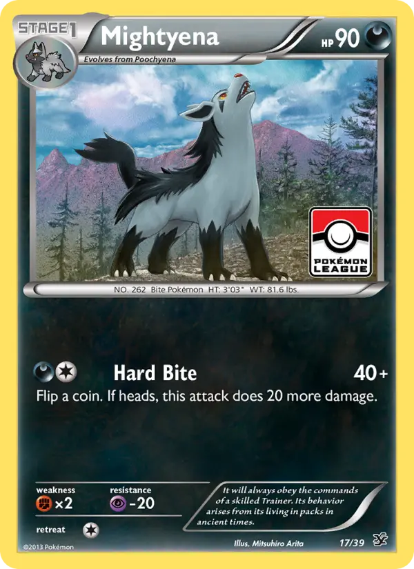 Mightyena 17 Kalos Starter Set Pokesingles