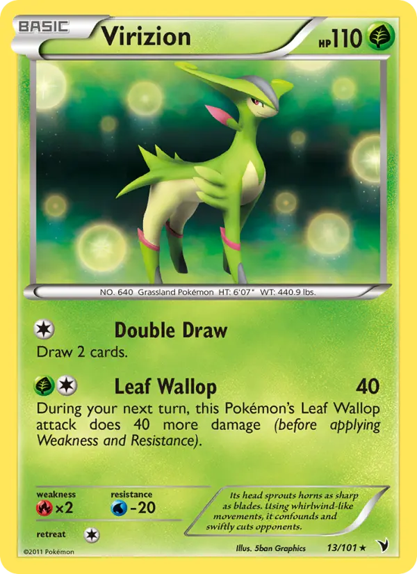Virizion 13 Noble Victories Pokesingles