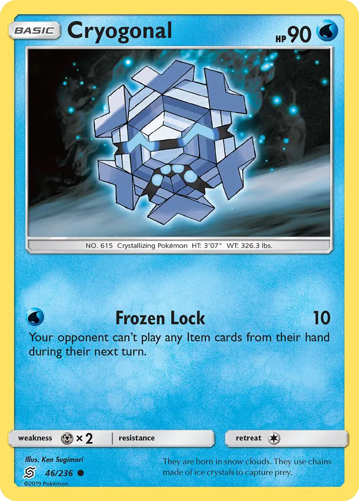 Cryogonal 46 Unified Minds Pokesingles