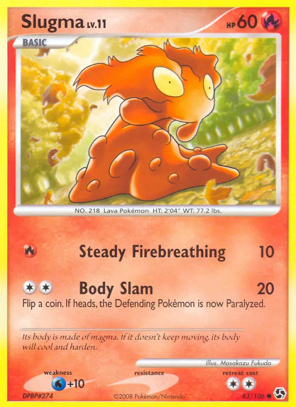 Slugma 83 Great Encounters Pokesingles