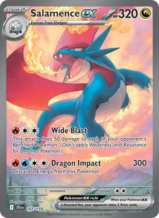 Salamence ex 187 Journey Together Pokesingles