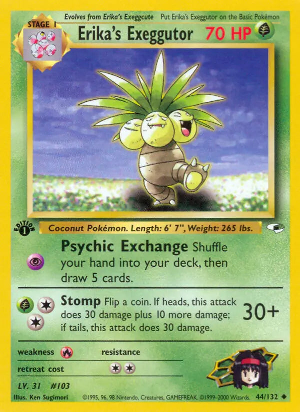 Erika's Exeggutor 44 Gym Heroes Pokesingles