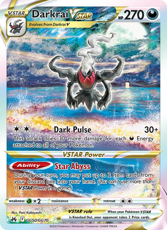 Darkrai VSTAR GG50 Crown Zenith Pokesingles