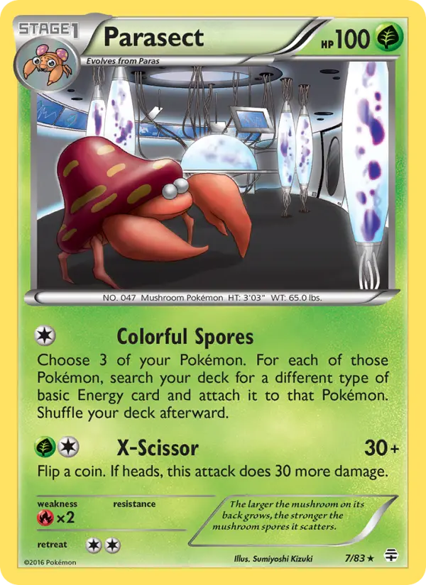 Parasect 7 Generations Pokesingles