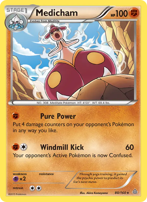 Medicham 80 Primal Clash Pokesingles