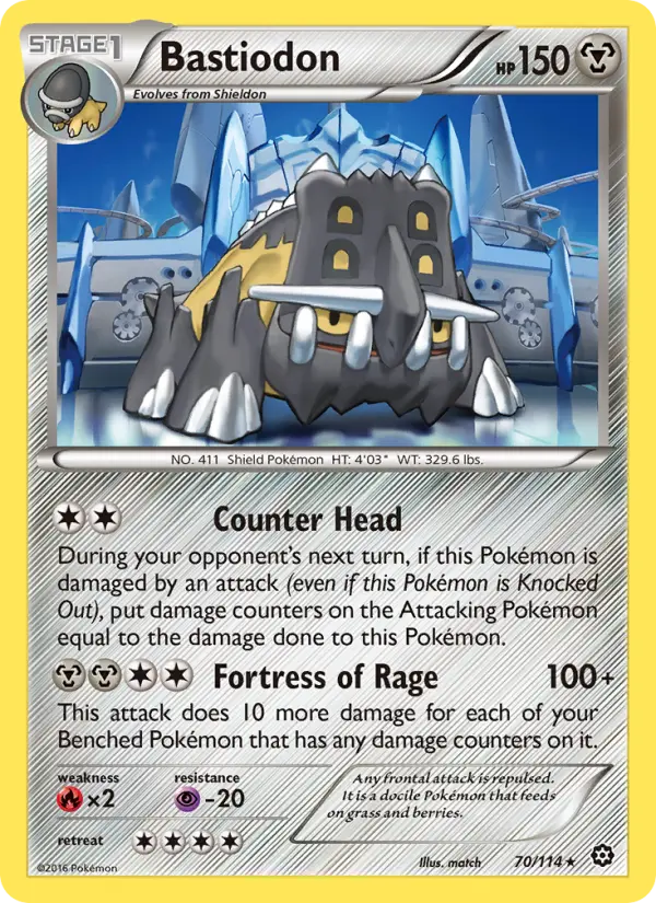 Bastiodon 70 Steam Siege Pokesingles