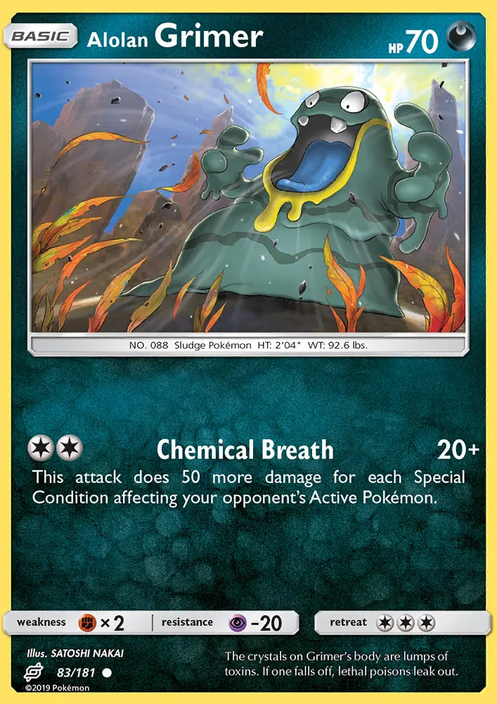 Alolan Grimer 83 Team Up Pokesingles