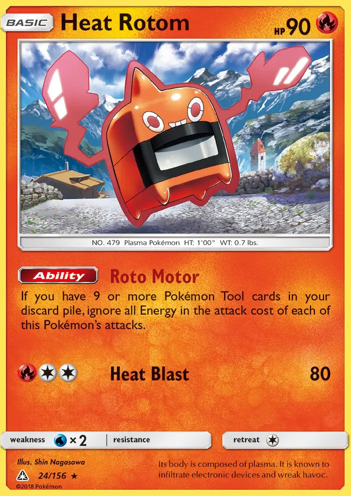 Heat Rotom 24 Ultra Prism Pokesingles