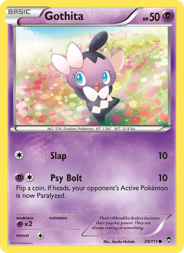 Gothita 39 Furious Fists Pokesingles