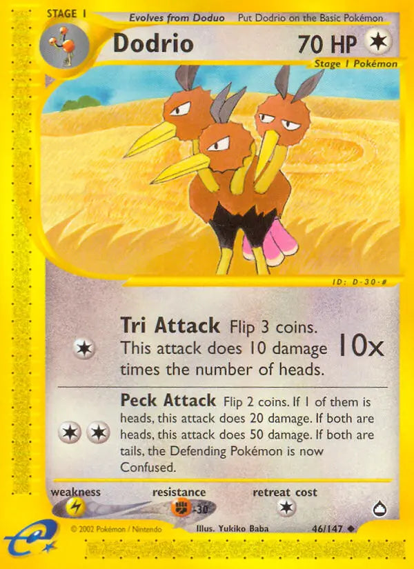 Dodrio 46 Aquapolis Pokesingles