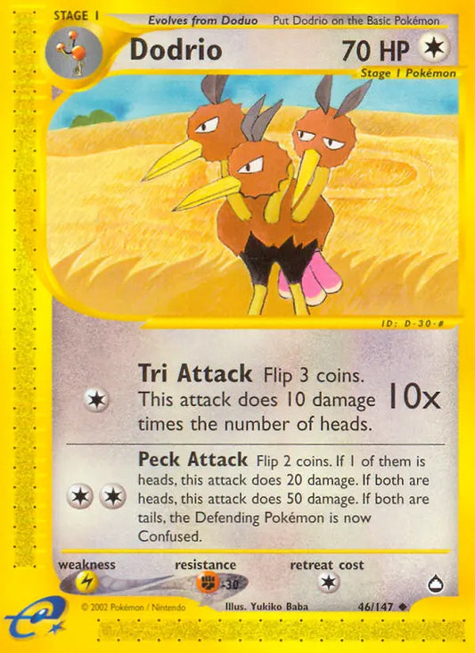 Dodrio 46 Aquapolis Pokesingles