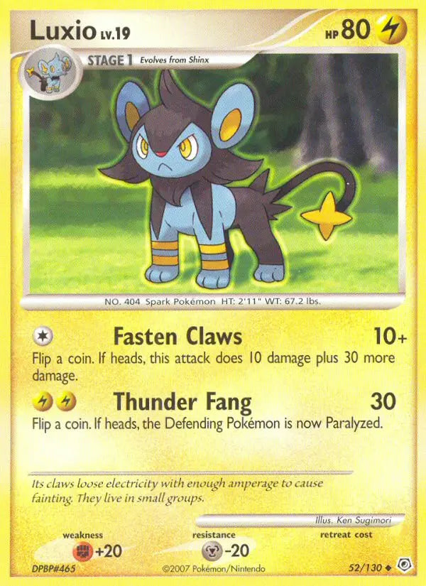 Luxio 52 Diamond & Pearl Pokesingles
