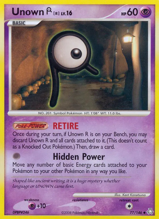 Unown R 77 Legends Awakened Pokesingles