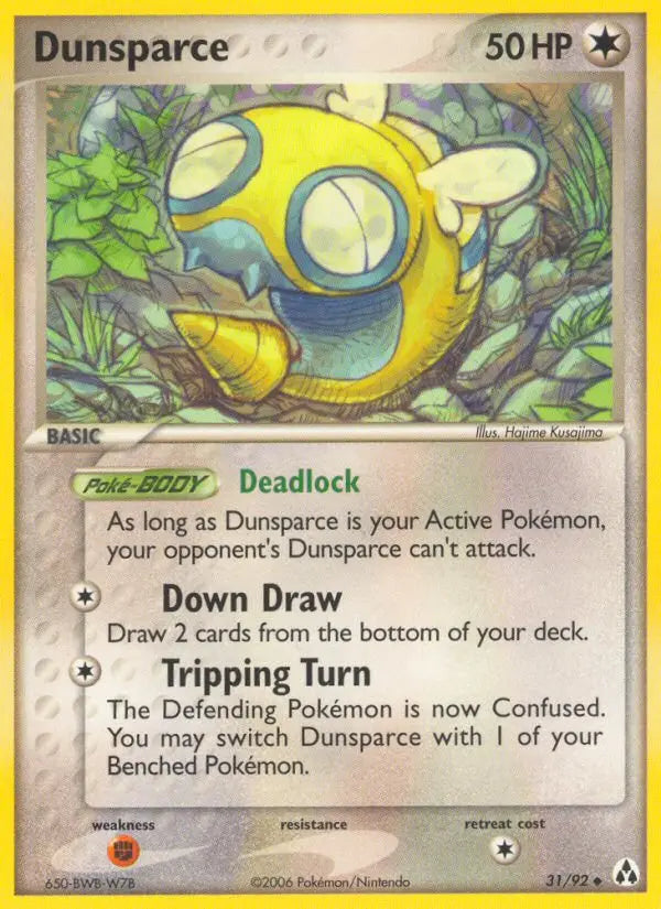 Dunsparce 31 Legend Maker Pokesingles