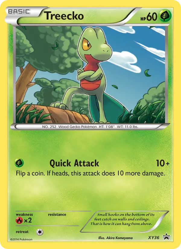 Treecko XY36 XY Black Star Promos Pokesingles