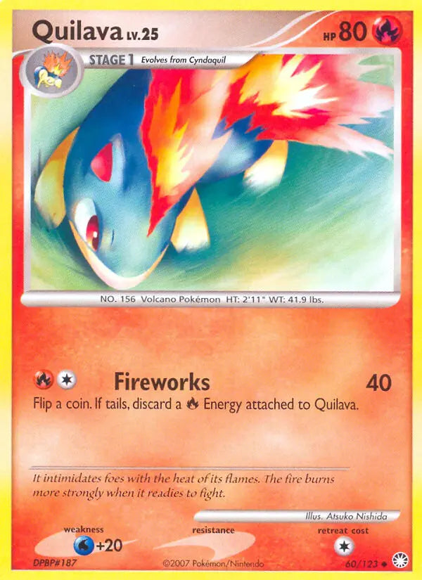 Quilava 60 Mysterious Treasures Pokesingles