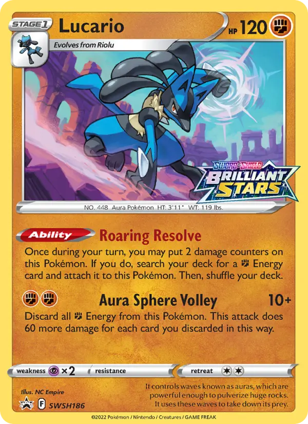 Lucario SWSH186 SWSH Black Star Promos Pokesingles