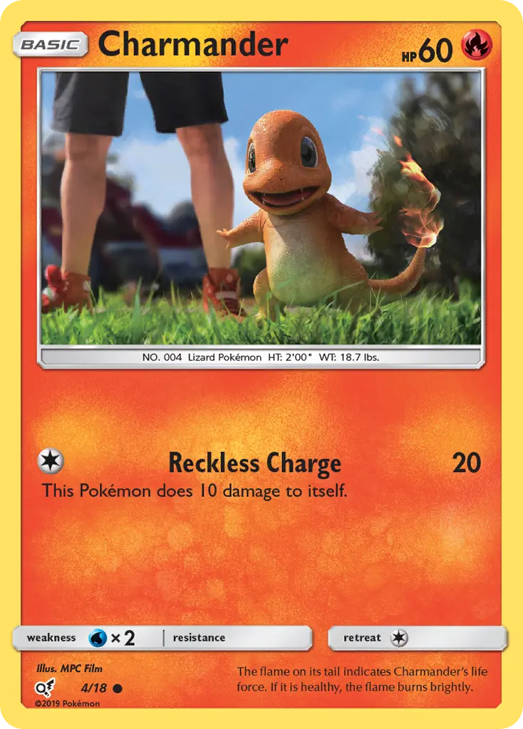 Charmander 4 Detective Pikachu Pokesingles
