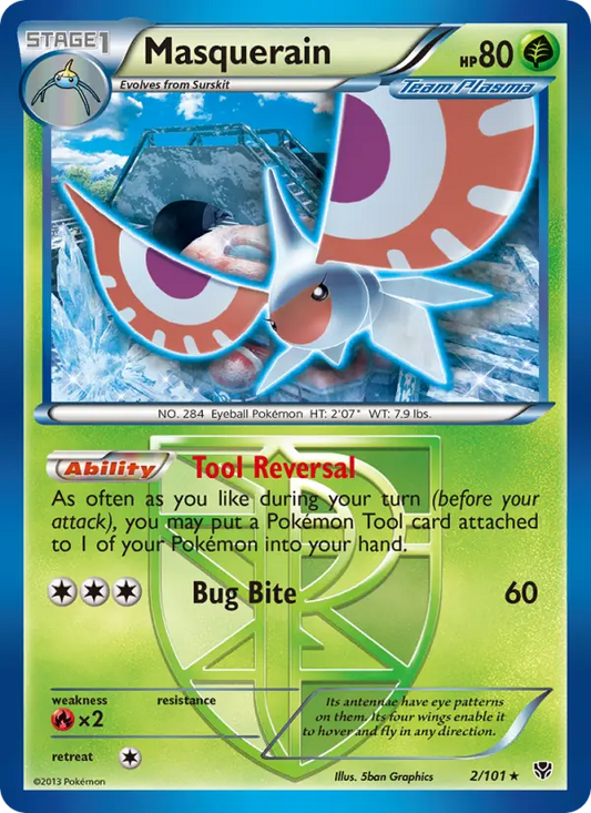 Masquerain 2 Plasma Blast Pokesingles