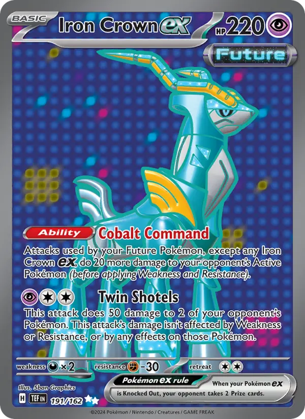 Iron Crown ex 191 Temporal Forces Pokesingles