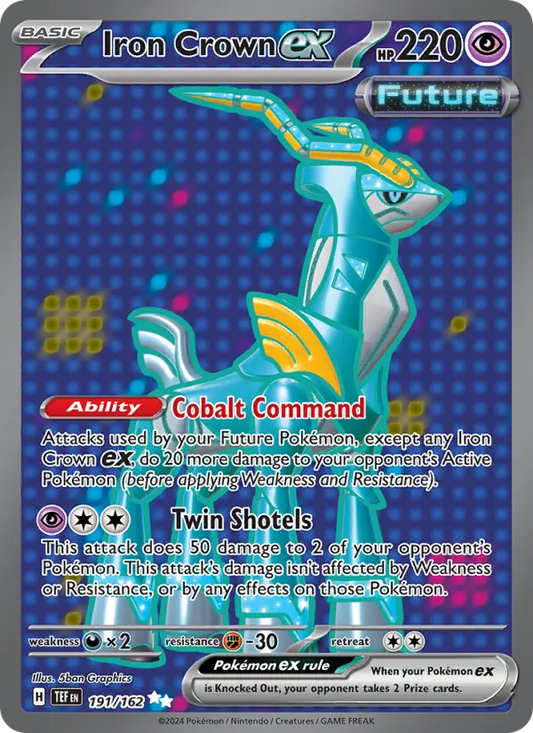 Iron Crown ex 191 Temporal Forces Pokesingles
