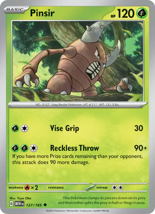 Pinsir 127 151 Pokesingles