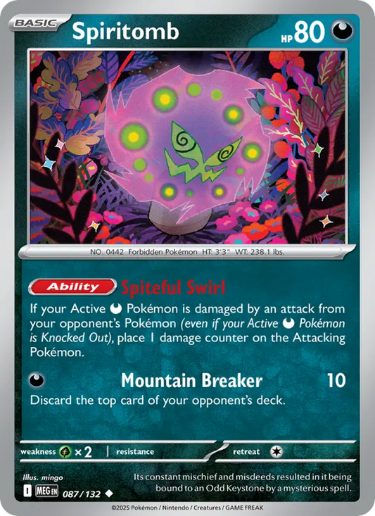 Spiritomb 87 Mega Evolution Pokesingles