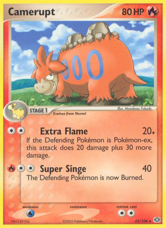 Camerupt 23 Emerald Pokesingles