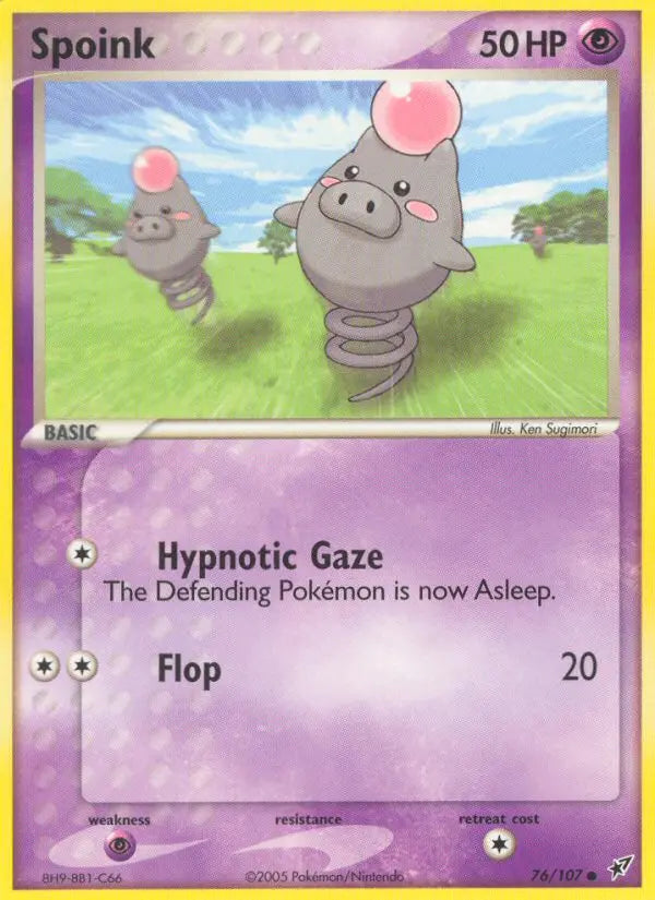 Spoink 76 Deoxys Pokesingles