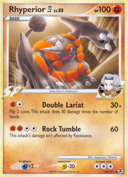 Rhyperior 4 32 Rising Rivals Pokesingles