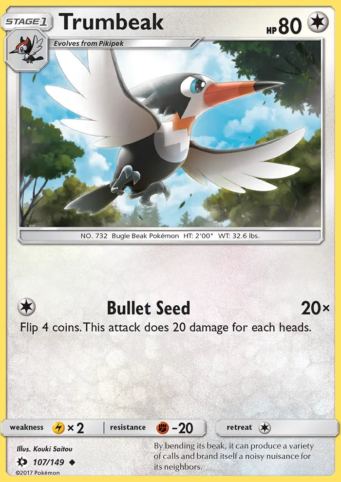 Trumbeak 107 Sun & Moon Pokesingles