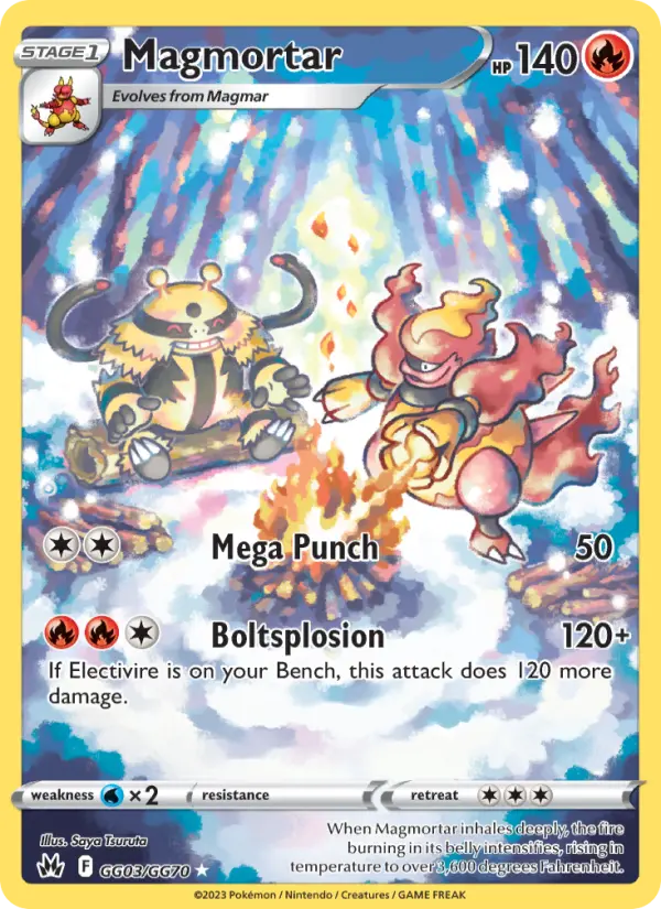 Magmortar GG03 Crown Zenith Pokesingles