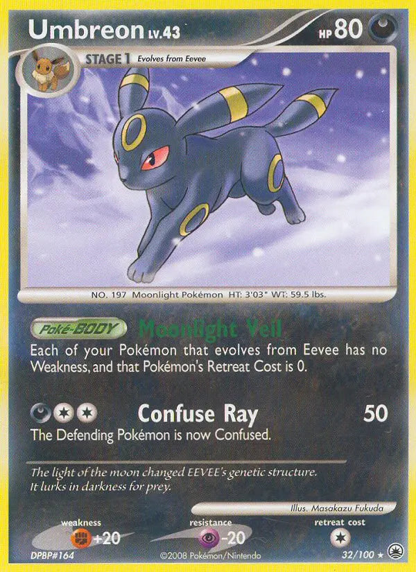 Umbreon 32 Majestic Dawn Pokesingles