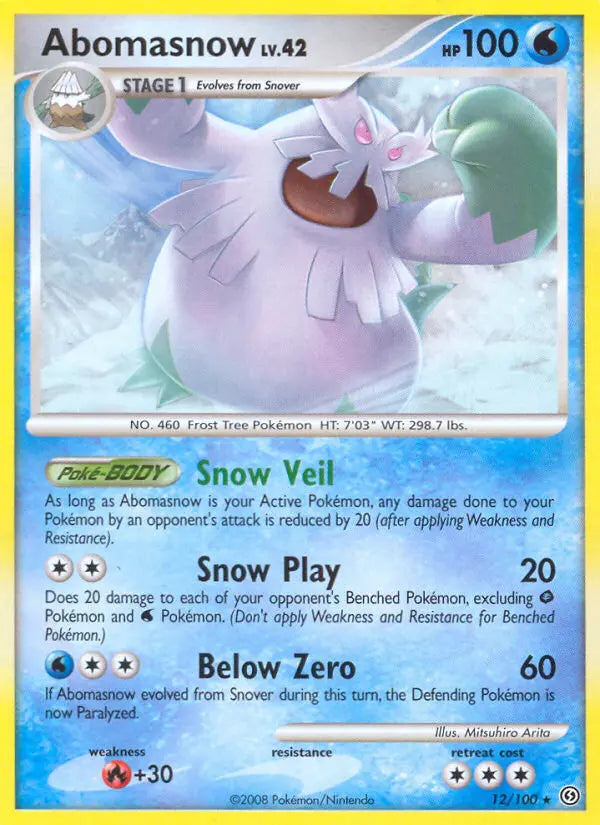 Abomasnow 12 Stormfront Pokesingles