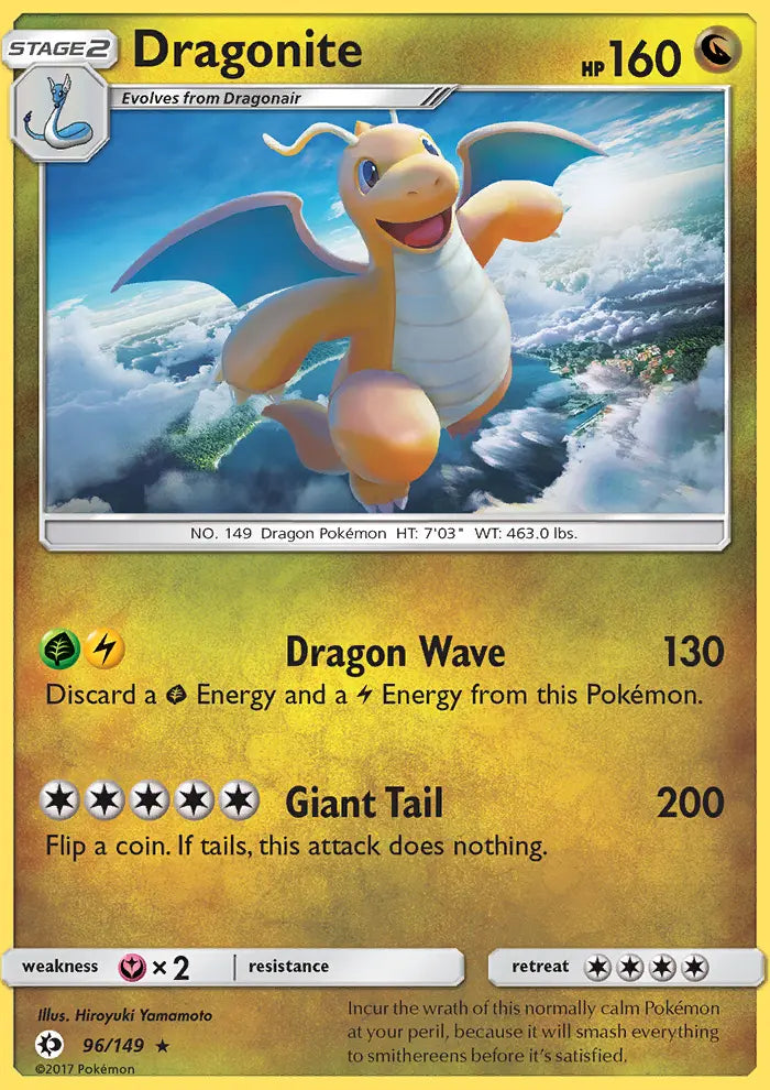Dragonite 96 Sun & Moon Pokesingles