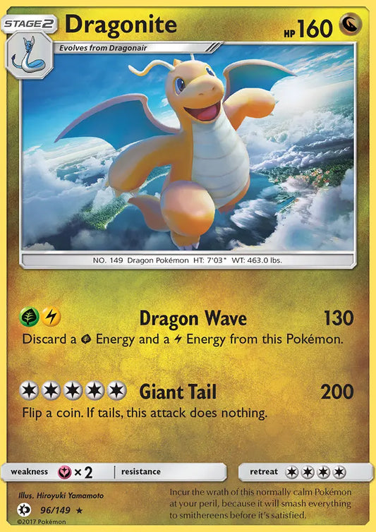 Dragonite 96 Sun & Moon Pokesingles