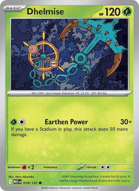 Dhelmise 18 Mega Evolution Pokesingles