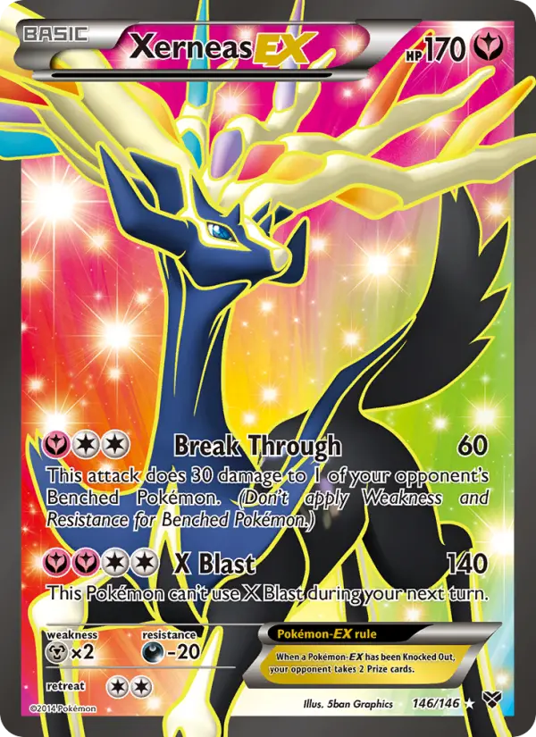 Xerneas EX 146 XY Pokesingles