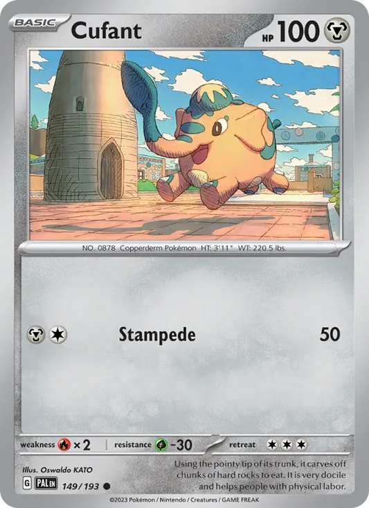 Cufant 149 Paldea Evolved Pokesingles