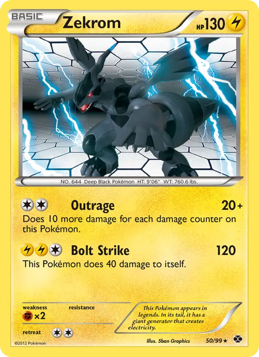 Zekrom 50 Next Destinies Pokesingles