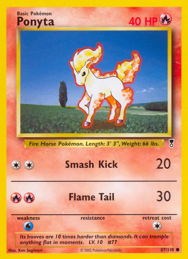 Ponyta 87 Legendary Collection Pokesingles