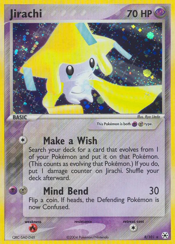 Jirachi 8 Hidden Legends Pokesingles