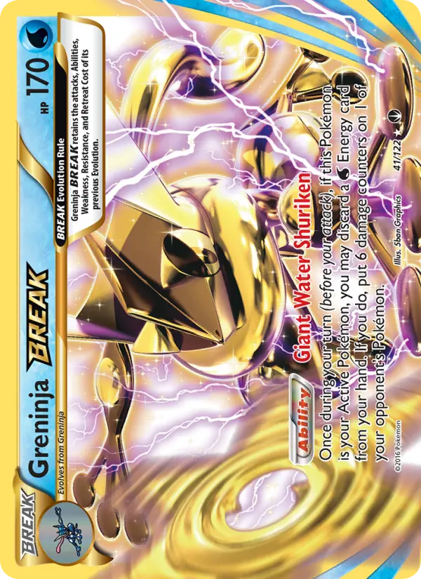 Greninja BREAK 41 BREAKpoint Pokesingles