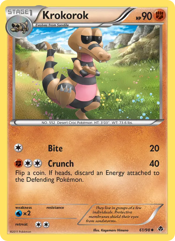 Krokorok 61 Emerging Powers Pokesingles