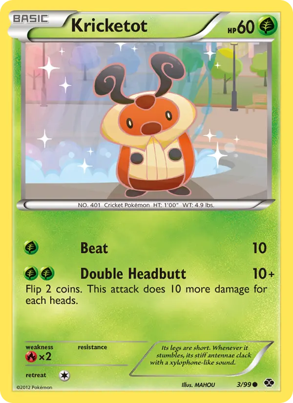 Kricketot 3 Next Destinies Pokesingles