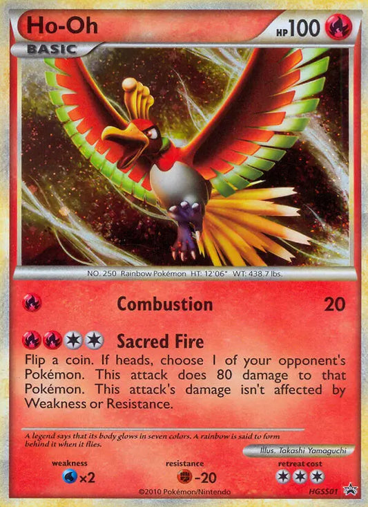 Ho-Oh HGSS01 HGSS Black Star Promos Pokesingles