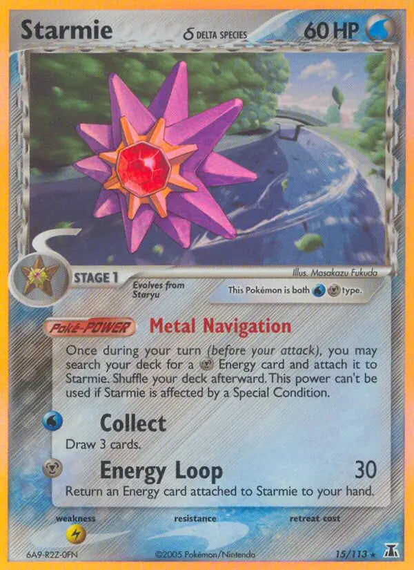 Starmie δ 15 Delta Species Pokesingles