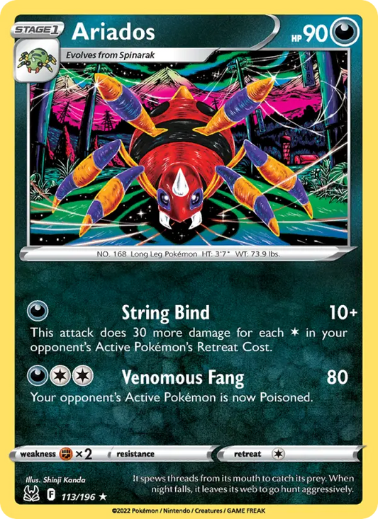 Ariados 113 Lost Origin Pokesingles