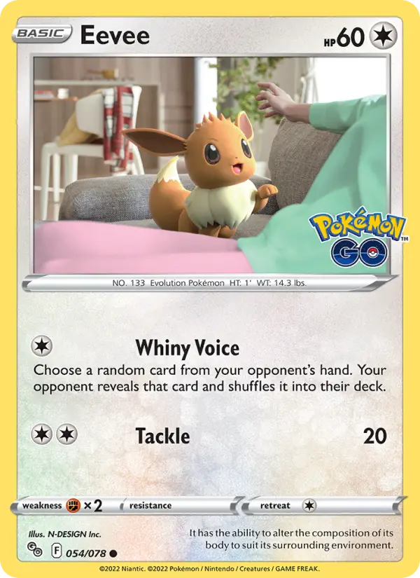 Eevee 54 Pokémon GO Pokesingles